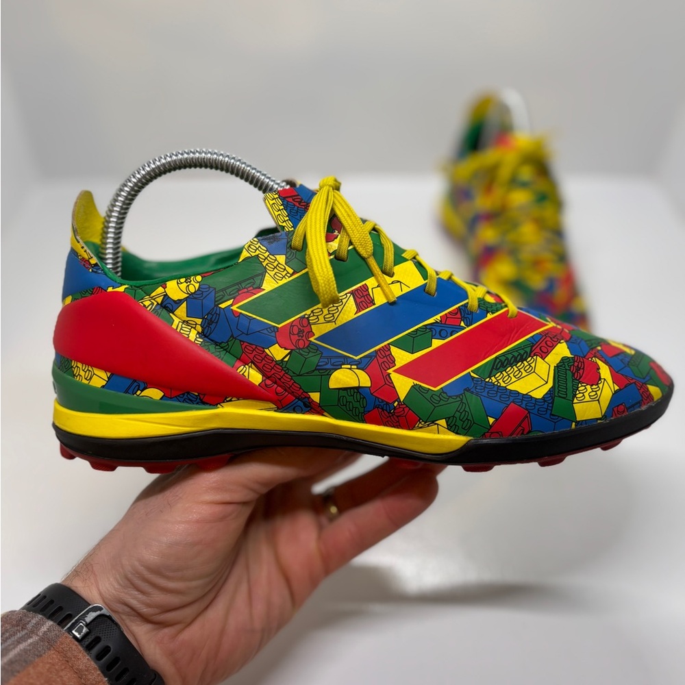 adidas x LEGO® Collab Sneakers – Limited Edition Graphic Trail Style Men’s US 7 - Picture 10 of 11